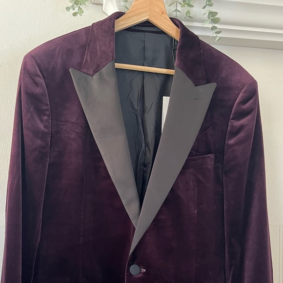 THEORY MEN’S TUXEDO BLAZER JACKET / SIZE: 44R - Picture 4 of 9